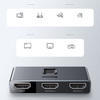Baseus bidirectional switch splitter switcher HDMI - 2x HDMI 4K / 30 Hz gray (CAHUB-BC0G)