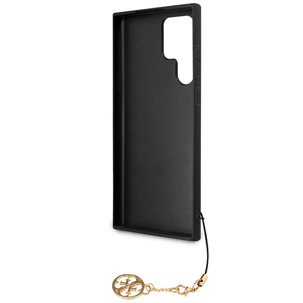 Guess GUHCS23LGF4GGR S23 Ultra S918szary/grey hardcase 4G Charms Collection