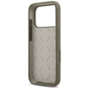Etui Guess Silicone Big 4G Script do     iPhone 17 Pro Max brązowy