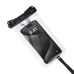 Wodoodporne etui na telefon Hoco IP68 222 x 125 x 21 mm HX52 transparentne