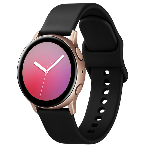 [OUTLET] Samsung Galaxy Watch4 40mm BT R860N Rose Gold z paskiem Rubber Band Black Grade ABC