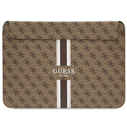 Guess Sleeve GUCS16P4RPSW 16" brązowy/brown 4G Printed Stripes