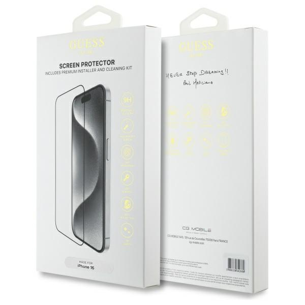 Guess GUTGP16SBOKGCIT iPhone 16 6.1"     Screen Protector 2.5D Outline - ochrona wyświetlacza