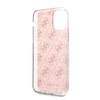 Guess GUHCN61PCU4GLPI iPhone 11 6,1" /Xr różowy/pink hard case 4G Glitter