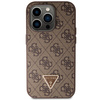 Guess GUHCP14LP4TDSCPW iPhone 14 Pro6.1" brązowy/brown hardcase Crossbody 4G Metal Logo