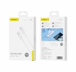 FONENG cable X55 USB-C - USB-C PD 60W 2M White