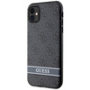Guess GUHCN61P4SNK iPhone 11 / Xrszary/grey hardcase 4G Stripe
