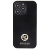 Guess GUHCP13LPS4DGPK iPhone 13 Pro 6.1" czarny/black hardcase Strass Metal Logo