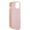Karl Lagerfeld 3D Rubber Glitter Logo case for iPhone 15 - pink