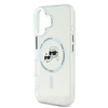 Karl Lagerfeld KLHMP16SHLSKCH iPhone 16 6.1" biały/white hardcase IML Metal Karl&Choupette Head MagSafe