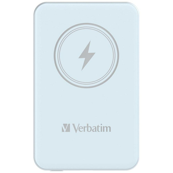 Verbatim Powerbank indukcyjny `n` Go 15W5000mAh Wireless Magnetic niebieski/blue 32242