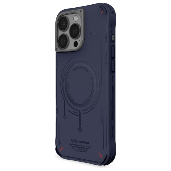 Skinarma etui Mecha iPhone 16 Pro 6.3"    Magnetic Charging granatowy/navy