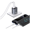 Ładowarka sieciowa USAMS CC290 T66 45W   GaN 1xUSB-A 1xUSB-C tarnish