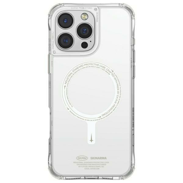 Skinarma etui Saido iPhone 16 Pro Max     6.9" Magnetic Charging zielony/green (niteglow)