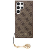 Guess GUHCS23LGF4GBR S23 Ultra S918brązowy/brown hardcase 4G Charms Collection