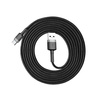 BASEUS CAFULE CABLE DURABLE NYLON CORD USB / USB-C QC3.0 2A 2M BLACK-GRAY (CATKLF-CG1)