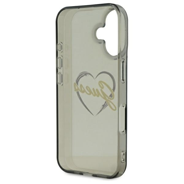 Guess GUHCP16MHCHGSPK iPhone 16 Plus6.7" czarny/black hardcase IML Heart