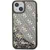 Guess GUHCP14SLC4PSGK iPhone 14 / 15 /13 6.1" czarny/black hardcase Liquid Glitter 4G Transculent