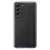 SAMSUNG GALAXY S21 FE CLEAR STRAP COVER TRANSPARENT DARK GRAY