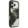 Etui Guess Grained Roses & Big 4G Logo   do iPhone 17 Pro czarny