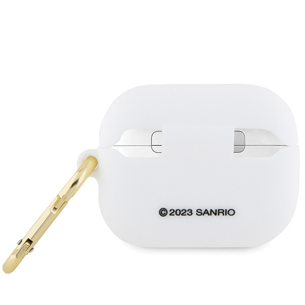 Hello Kitty Silicone 3D Kitty Head case for AirPods Pro - white