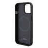 Etui BMW Signature Logo Imprint MagSafe do iPhone 15 - czarne