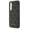 Guess GUHCS24FEG4GFBR S24 FE S721        brązowy/brown hardcase 4G Metal Gold Logo