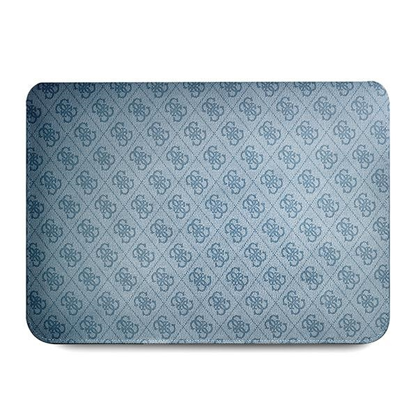 Guess Sleeve GUCS14P4TB 14" niebieski/blue 4G Uptown Triangle logo