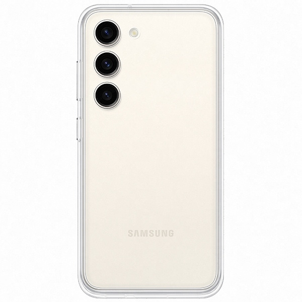 Samsung Frame Cover etui Samsung Galaxy S23 pokrowiec z wymiennymi pleckami białe (EF-MS911CWEGWW)