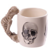 CERAMIC MUG WITH SKELETON PRINT