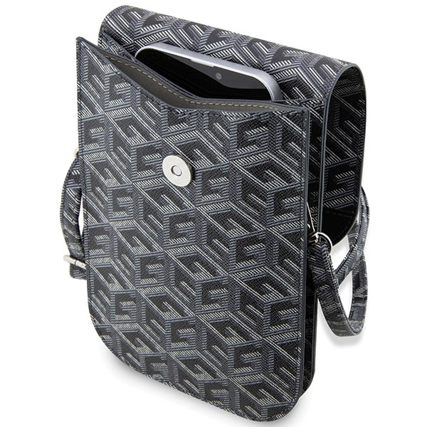 Guess Torebka GUWBHGCFSEK czarny/blackGCube Stripe