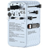 Verbatim Adapter podróżny EU/UK/US GaN   1xUSB-C/1xUSB-A/2xUSB-C PD 70W niebieski 30187