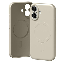 Etui Mercury Semi-Silicone MagSafe do iPhone 17 kamienny