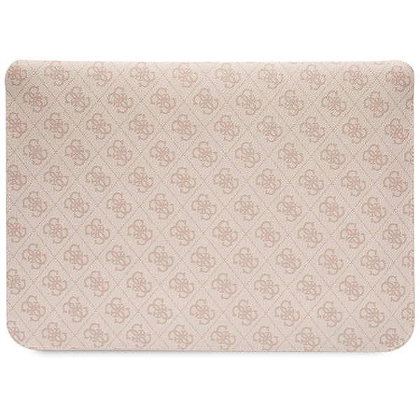 Guess Sleeve GUCS14PS4SGP 14" różowy/pink 4G Stripe Metal Logo