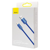 Baseus Crystal Shine Series cable USB cable for fast charging and data transfer USB Type A - Lightning 2.4A 2m blue (CAJY000103)