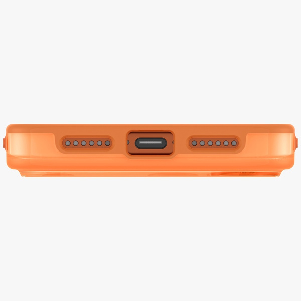 Etui UNIQ Clario do iPhone 17 Pro Max    Magclick Charging pomarańczowy