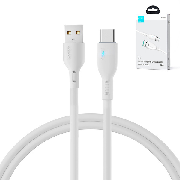USB CABLE - USB C 3A 1.2M JOYROOM S-UC027A13 - WHITE