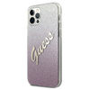 Guess GUHCP12LPCUGLSPI iPhone 12 Pro Max6,7" różowy/pink hardcase Glitter Gradient Script