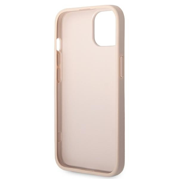 Guess GUHCP14M4GMGPI iPhone 14 Plus/ 15 Plus 6.7" różowy/pink hardcase 4G Big Metal Logo