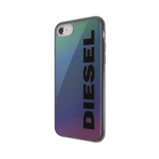 DIESEL SNAP CASE HOLOGRAPHIC WITH THE LOGO IPHONE 6/7/8/SE HOLOGRAPHIC/BLACK