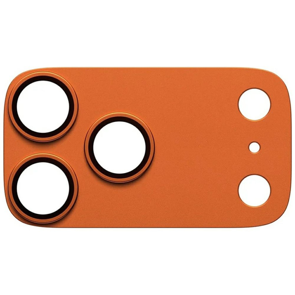 Szkło hartowane na obiektyw PanzerGlass Fender Camera Protector do iPhone 17 Pro Max pomarańczowy