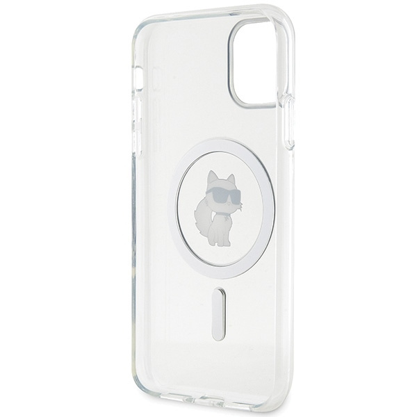 KARL LAGERFELD KLHMN61HFCCNOT IPHONE 11 /XR TRANSPARENT/TRANSPARENT HARDCASE IML CHOUPETTE MAGSAFE