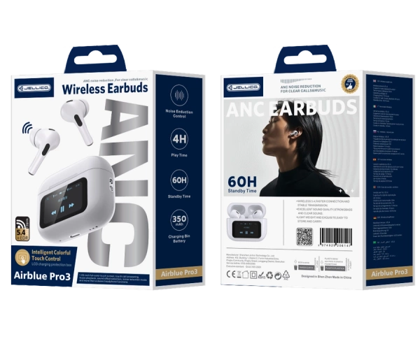 JELLICO wireless earphones AirBlue Pro 3 White