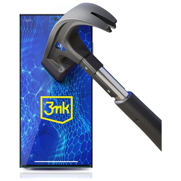 Szkło hartowane 3MK HardGlass Max Lite   do Samsung Galaxy S24 Ultra czarny