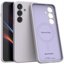 Spacecase Etui Silicone Mag Galaxy S25+ light purple
