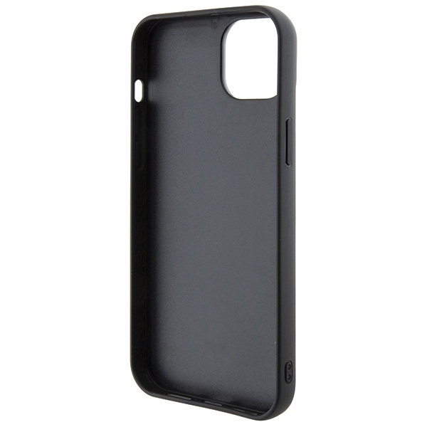 Etui Karl Lagerfeld 3D Rubber Multi Logo na iPhone 15 Plus - czarne