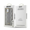 DKNY DKHMP14SPCPVSLE iPhone 146.1" beżowy/beige hardcase Leather Checkered Mono Pattern MagSafe