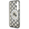 Etui Karl Lagerfeld Button                Karl&Choupette Heads On KL Pattern MagSafe do Samsung Galaxy S25 czarny