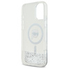 Karl Lagerfeld KLHMP16MLGKISGH iPhone 16  Plus 6.7" hardcase transparent Liquid Glitter Karl Head Magsafe