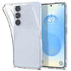 Etui Spigen Liquid Crystal na Samsung Galaxy S25 - brokatowo-przezroczyste